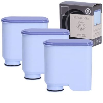 3 x filter för Philips Latte Go 5400 3200 2200 LatteGo Seltino