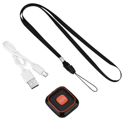 GPS Tracker til børn - Personlig SOS-alarm med APP-sporing (Sort)
