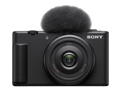 Sony ZV-1F - Digitalkamera - kompakt - 20.1 MP - 4K / 30 fps - ZEISS - Wi-Fi, Bluetooth - svart