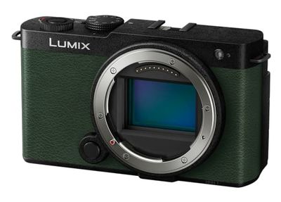 Panasonic Lumix S9, 24,2 MP, 12000 x 8000 piksler, CMOS, 6K Ultra HD, Berøringsskjerm, Grønn