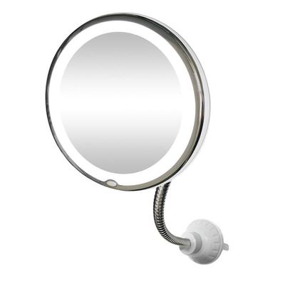 My Flexible Mirror - Flex spejl med LED lys & 10x forstørrelse