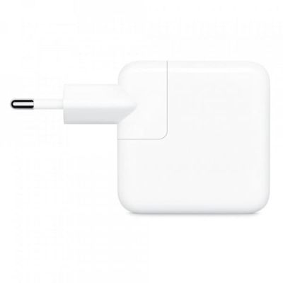 Apple 35 W USB-C-strömadapter med två portar, (MW2K3)