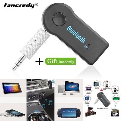 Trådlös bil Bluetooth Aux Receiver Adapter Bluetooth Handsfree Car Kit 3,5 mm jack Aux Bluetooth Receiver YY51