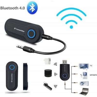 Bluetooth-sändare v4.2 Blutooth-mottagare och -sändare Trådlös Bluetooth-adapter 3,5 mm uttag AUX
