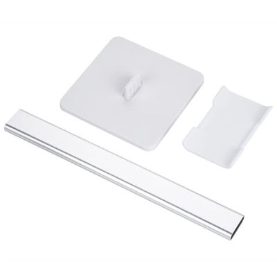 Praktisk headsetholder i aluminium - Hvid