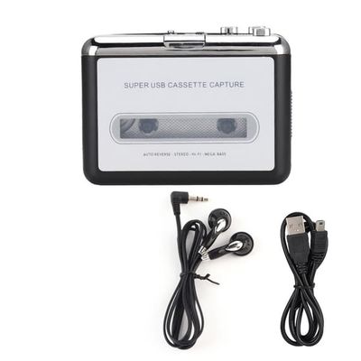 Stereo USB Kasettinauhuri MP3-muuntimeksi