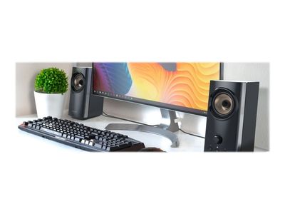 Creative T60 - Høyttalere - for PC - trådløs - Bluetooth - 30 watt (Total) - svart