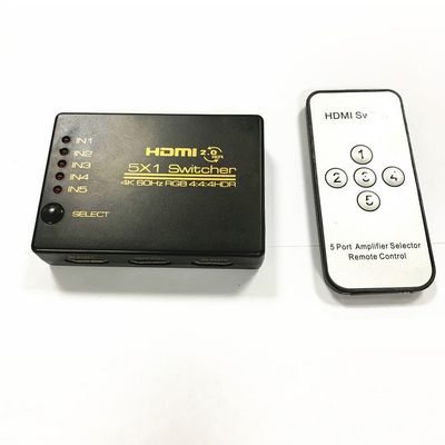 INF HDMI-bryter 5x1 - 4K / 3D med fjernkontroll