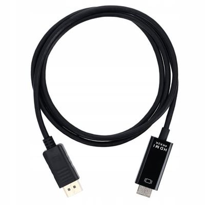 DISPLAY PORT - HDMI -kaapeli 1,8 m DP DisplayPort 4K -sovitinkaapeli - PAWONIK