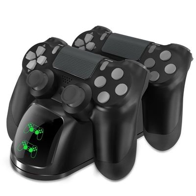 INF Dobbel ladestasjon for to PS4/PS4 Slim/PS4 Pro-kontrollere