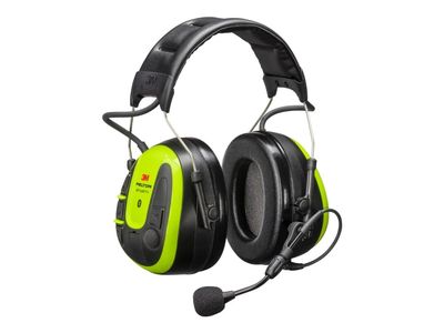 3M Peltor WS Alert X MRX21A4WS6 - Hodesett - full størrelse - Bluetooth - trådløs - lysegul