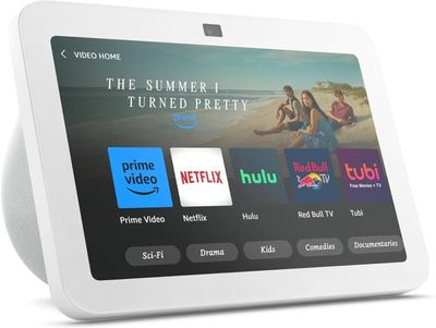 Amazon Echo Show 8 (3. generation) - Smart HD-berøringsskærm med 3D-lyd, smart home-hub og Alexa - Hvid