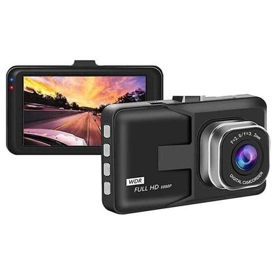 Dashcam Full HD 1080p med 3" skærm, 120° vidvinkel, loopoptagelse, nattesyn, mikrofon - Bil sikkerhedskamera
