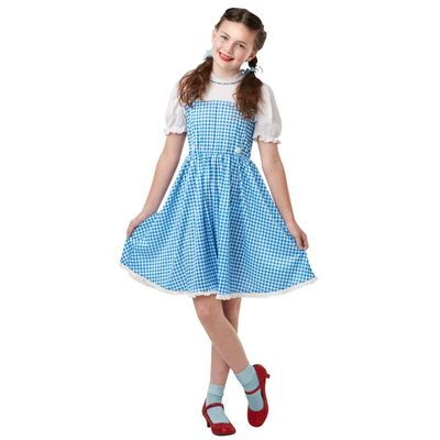 Wizard Of Oz Børne/børn Dorothy kostume