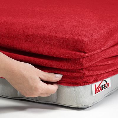 Frotee-aluslakana 90x200 punainen 024 KARO