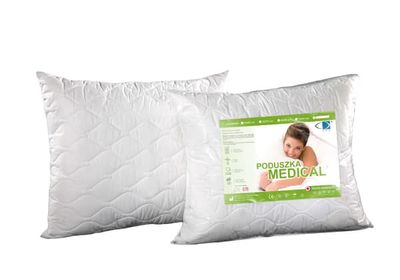 Antiallergisk kudde 50x70 Medicinsk med dragkedja, vit