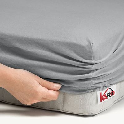 Jersey-aluslakana 220x240 harmaa 060 KARO