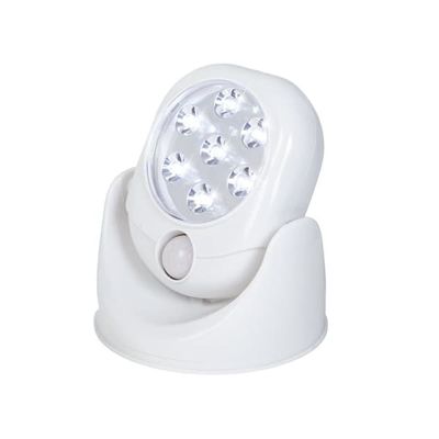 Light Angel LED Sensorlampe hvid (rund) m/bevægelsessensor - Trådløs