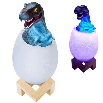 3D RGB LED Lampe Dinosaur T-REX Natlampe