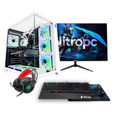 Nitropc Pack Gold Plus V2 Gaming PC - AMD Ryzen 7 5800X/ NVIDIA GeForce RTX 5060 8GB / 32GB DDR4 / 1TB M.2 NVMe