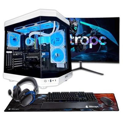 Nitropc Pack Platinum Plus Gaming PC - AMD Ryzen 7 7800X3D / NVIDIA GeForce RTX 5070 12GB / 32GB DDR5 / 2TB M.2 NVMe