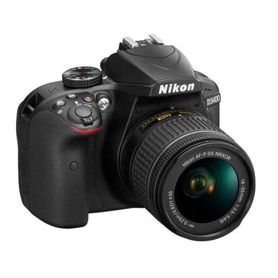 Nikon D3400 Kit reflexkamera (AF-P 18-55 VR) svart - 24,2 MP - Full HD 1080p - Bluetooth