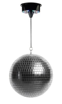 Marconi Batteridrevet Diskokule m. LED (30 cm)