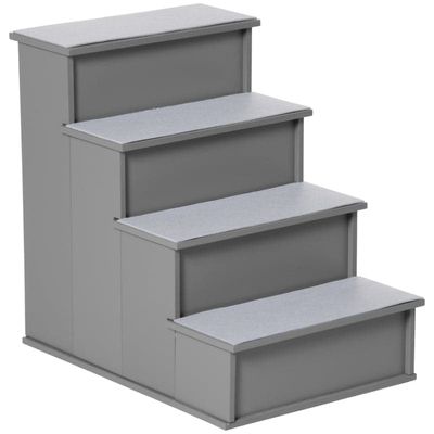 Rootz Pet Stairs - Hundetrin - Kattestige - Forbedrer mobiliteten - 40L x 59W x 54,2H cm