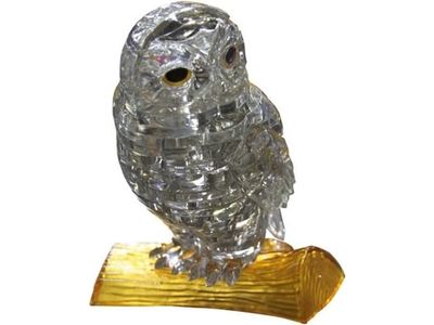 3D Krystalpuslespil - Ugle