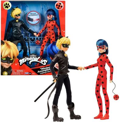 Miraculous Cat Noir & Ladybug 2-Pack