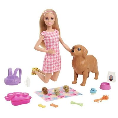 Barbie - Födelseset för Valp - Modedocka - Från 3 år HCK75