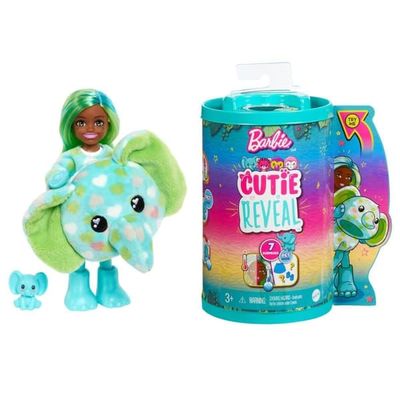 Barbie Cutie Reveal Chelsea Jungle Elephant Doll