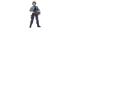 Politibetjent Action Figur 30,5cm med tilbehør (Model B)