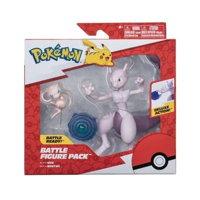 POKEMON FIGURE SET 2 PK MEWTWO AND MEW