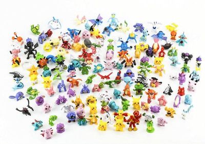 144x Söta & Färgglada Pokémon Figurer (BIG PACK)
