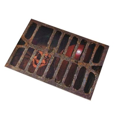 Lollanda Halloween golvmatta, skrämmande clown dörrmatta, 3D rolig skräck matta, halksäker, hållbar, färgbeständig, för Halloween dekoration, 40x60cm