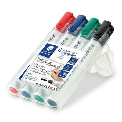 Whiteboard Markers - Sæt med 4 stk