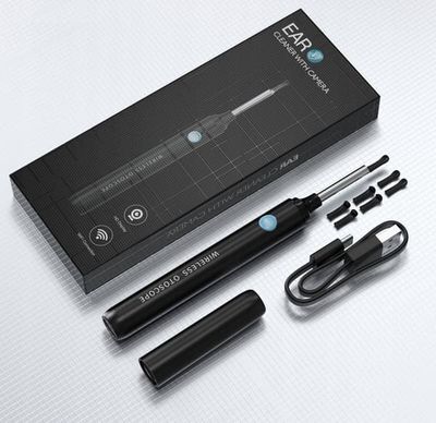 SMART OTOSKOP KAMERA ØRERENSE VOKS WIFI HD