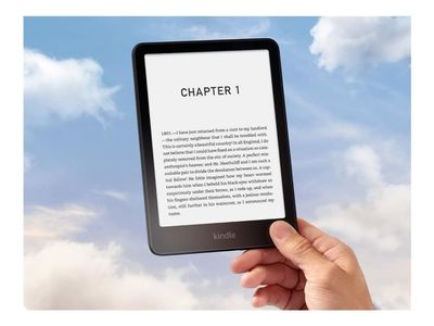 Amazon Kindle Paperwhite - 12. generasjon - eBook-leser - 16 GB - 7" monokrom Paperwhite - berøringsskjerm - Bluetooth, Wi-Fi - svart - Lockscreen Ad