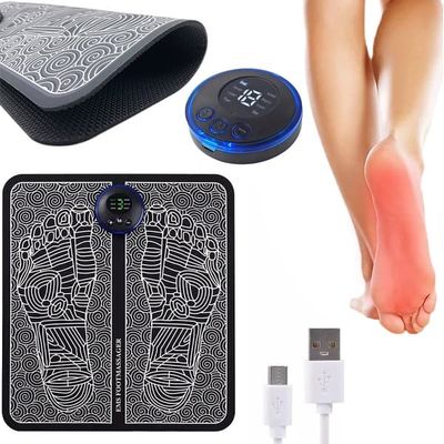 EMS Fodmassage Fodmåtte med Elektrostimulering og Massageprogram