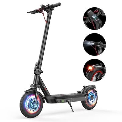 iScooter i10 42V 15Ah Batteri 650W Motor 10 tum pneumatiska däck Max räckvidd 45 km Hastighet 40 km/h Elscooter med APP