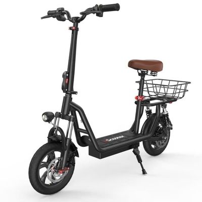 iScooter i12 500W motor 36V 7,5Ah batteri 12 tum pneumatiska däck max räckvidd 35 km hastighet 25 km/h elscooter