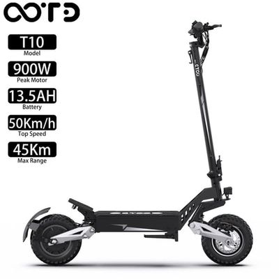 OOTD T10 11'' foldbar elektrisk løbehjul til voksne, 500W motor, 50 km/t, 13AH batteri, 35-45 km udholdenhed, 5 timers opladningstid