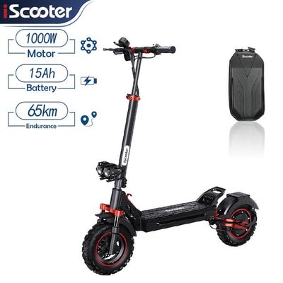 iScooter iX5s 11 tums elektrisk skoter, 1000W motor, 48V15Ah batteri, två främre och bakre stötdämpare, maxhastighet 45km/h