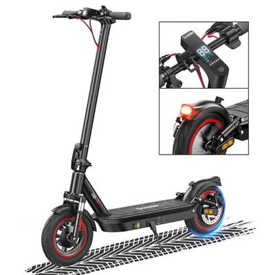 iScooter i10 650W motor 42V 15Ah batteri 10 tum pneumatiska däck Maximal räckvidd 45 km Hastighet 40 km/h med elscooter-app