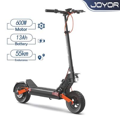 JOYOR S5-Z 48V 13Ah batteri, maxhastighet 25 km/h, max räckvidd 55 km, 600W motor, 10 tums däck hopfällbar elektrisk skoter
