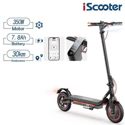 iScooter W7 hopfällbar elektrisk skoter 42V 10,5Ah batteri, 350W motor, 8,5 tums däck, topphastighet 25 km/h, räckvidd 25-30 km