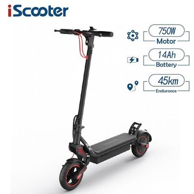 iScooter W8 elektrisk skoter, 750W motor, 48V 14Ah batteri, 9,3 tums däck, topphastighet 40 km/h, räckvidd 40 km, hopfällbar