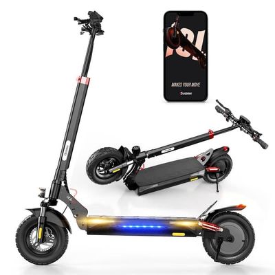 iScooter iX3 elektrisk skoter 2025 NY 800W motor, 48V10Ah batteri, räckvidd 40km, maxhastighet 40km/h, svart hopfällbar