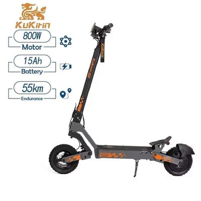 Kukirin G2 10 tums däck, hastighet 45 km/h, räckvidd 55km, 800W motor 15.6AH, 7-lätt säkerhetssystem elektrisk skoter